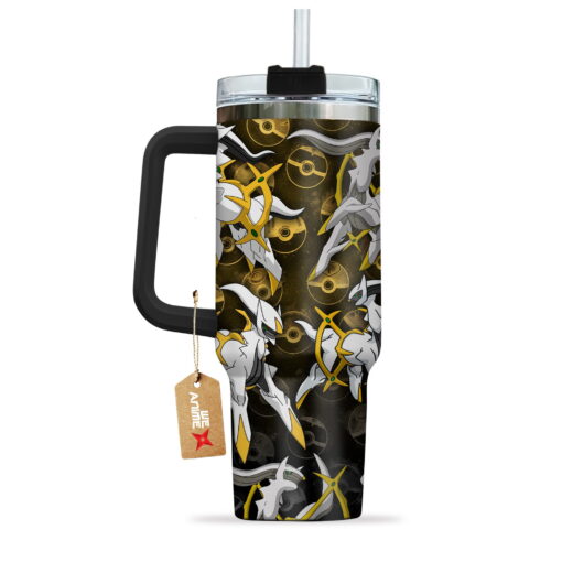 arceus pokemon anime custom stanley quencher 40oz stainless steel tumbler with handle szcpc