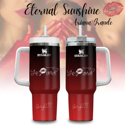 ariana grande eternal sunshine music custom stanley quencher 40oz stainless steel kdnmh