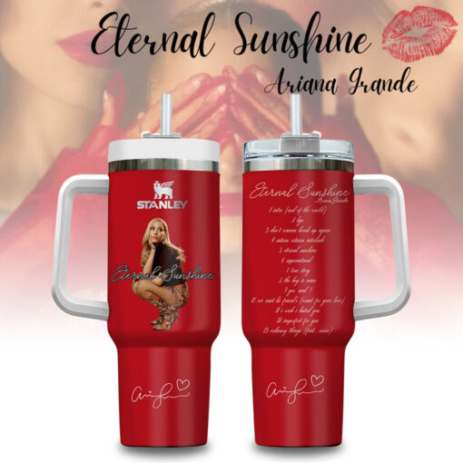 ariana grande eternal sunshine music custom stanley quencher 40oz stainless steel sh1lq