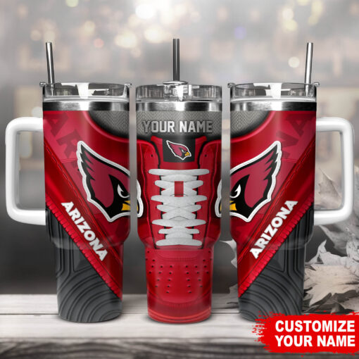 arizona cardinals nfl sneaker custom stanley quencher 40oz stainless steel tumbler with handle 7dy6n