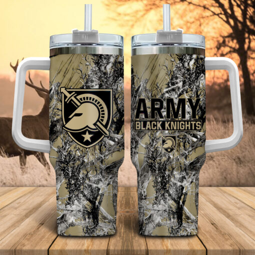 army black knights ncaa hunting custom stanley quencher 40oz stainless steel tumbler with handle