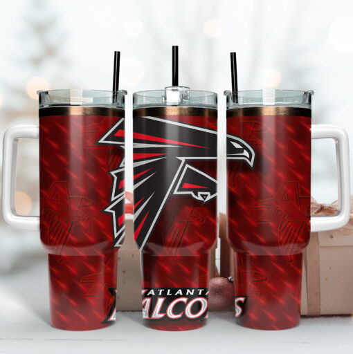 atlanta falcons nfl custom stanley quencher 40oz stainless steel tumbler with handle j4vac