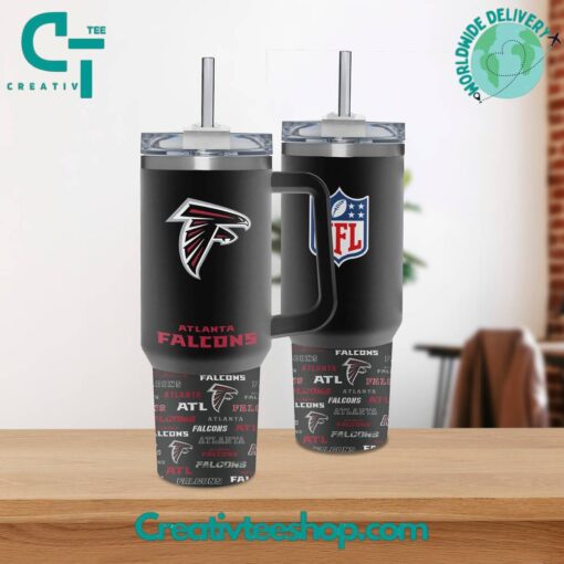 atlanta falcons nfl custom stanley quencher 40oz stainless steel tumbler with handle p4uu6