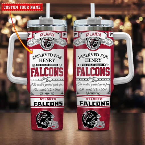 atlanta falcons nfl fathers day custom stanley quencher 40oz stainless steel qawoa