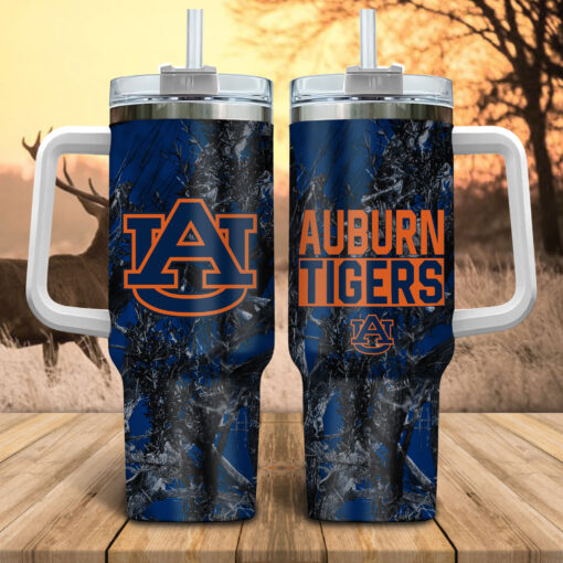 auburn tigers ncaa hunting custom stanley quencher 40oz stainless steel tumbler with handle vzaw7