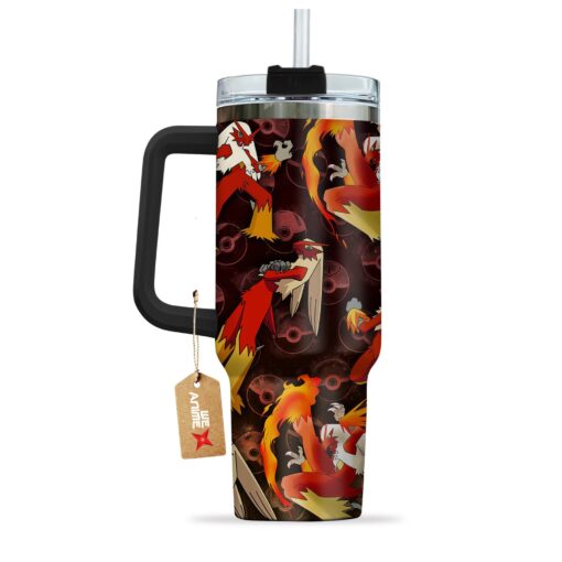 blaziken pokemon anime custom stanley quencher 40oz stainless steel tumbler with handle wucuy