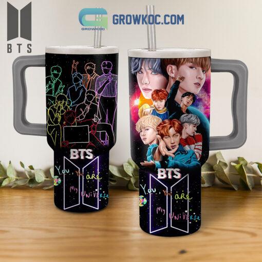 bts music custom stanley quencher 40oz stainless steel tumbler with handle ceciq