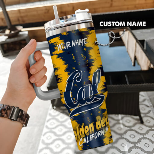 california golden bears ncaa custom stanley quencher 40oz stainless steel tumbler with handle lvirg