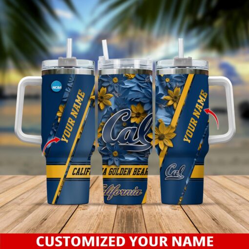 california golden bears ncaa custom stanley quencher 40oz stainless steel tumbler with handle ml8kc