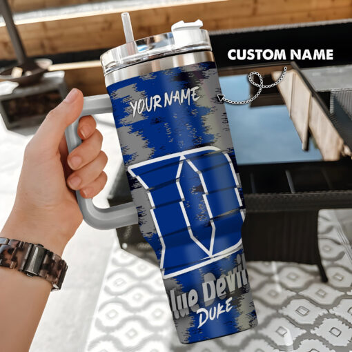 duke blue devils ncaa custom stanley quencher 40oz stainless steel tumbler with handle 2ghcg