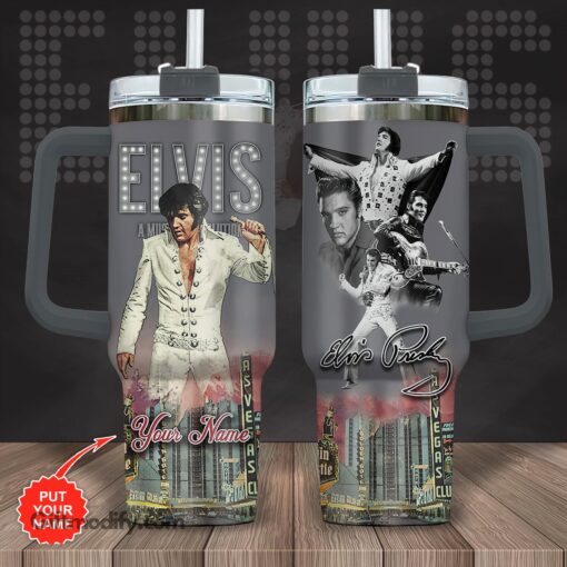 elvis presley music custom stanley quencher 40oz stainless steel pzbvf