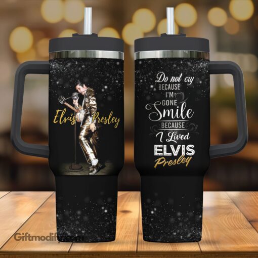 elvis presley music custom stanley quencher 40oz stainless steel qhpbv