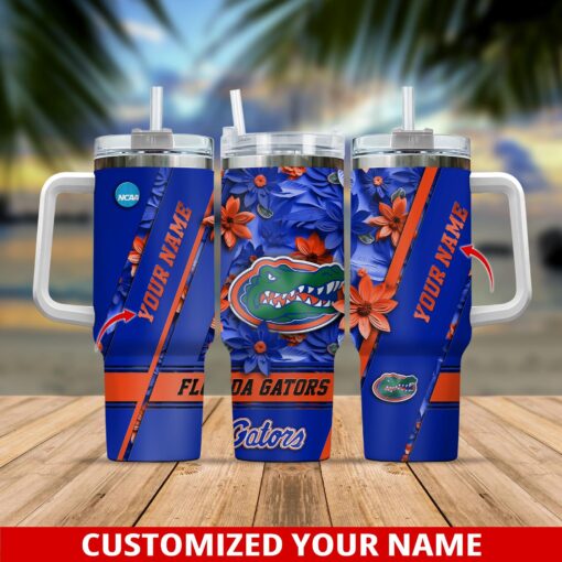 florida gators ncaa custom stanley quencher 40oz stainless steel tumbler with handle qyjmz