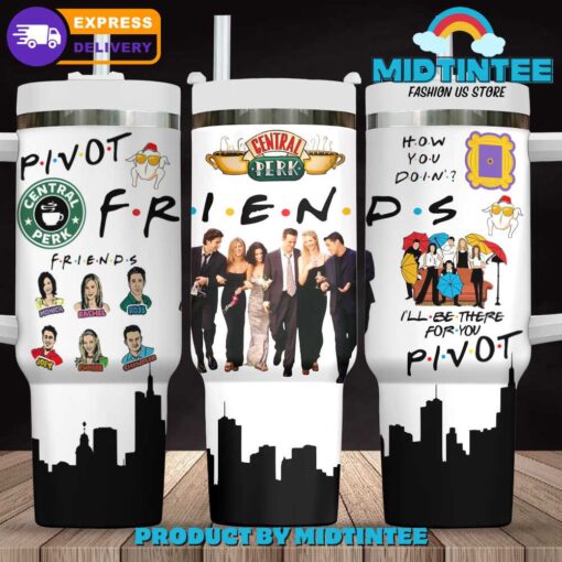 friends tv series custom stanley quencher 40oz stainless steel tumbler with handle 1f7m0