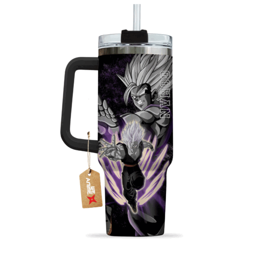 gohan beast dragon ball anime custom stanley quencher 40oz stainless steel tumbler with handle hodzy