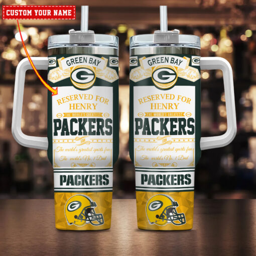 green bay packers nfl fathers day custom stanley quencher 40oz stainless steel vfjrk