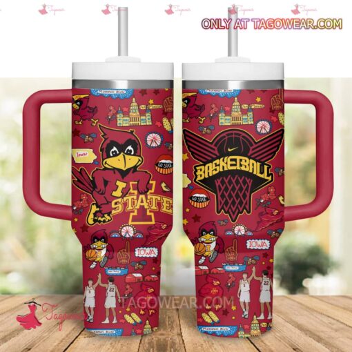 iowa state basketball ncaa custom stanley quencher 40oz stainless steel eq1qa