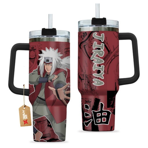 jiraiya naruto anime custom stanley quencher 40oz stainless steel tumbler with handle q5ytg