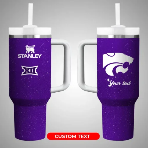 kansas state wildcatsncaa custom stanley quencher 40oz stainless steel gc05w