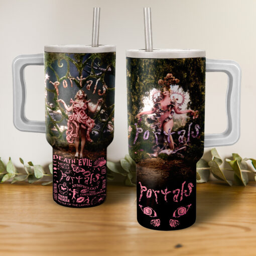 melanie martinez portals music custom stanley quencher 40oz stainless steel tumbler with handle eyrde