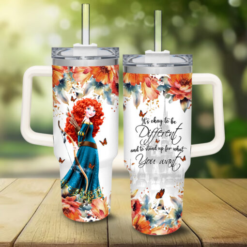 merida disney princess cartoon custom stanley quencher 40oz stainless steel tumbler with handle qcf4t