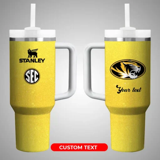 missouri tigersncaa custom stanley quencher 40oz stainless steel n8qgy