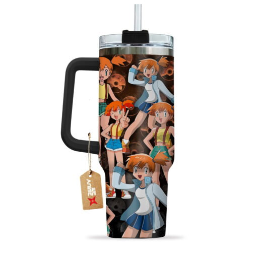 misty kasumi pokemon anime custom stanley quencher 40oz stainless steel tumbler with handle 2iv8b