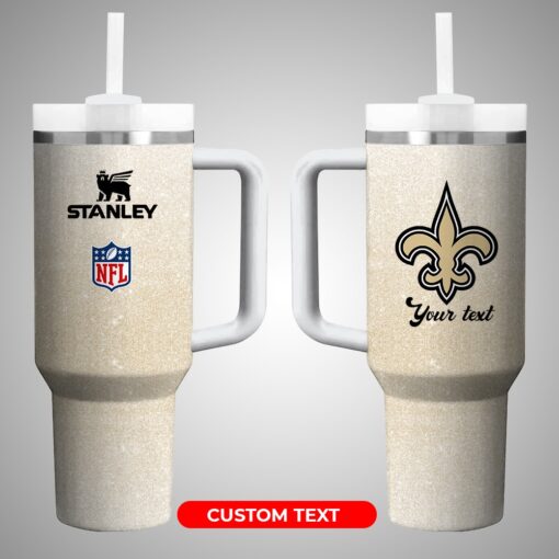 new orleans saints nfl custom stanley quencher 40oz stainless steel 2wyhu