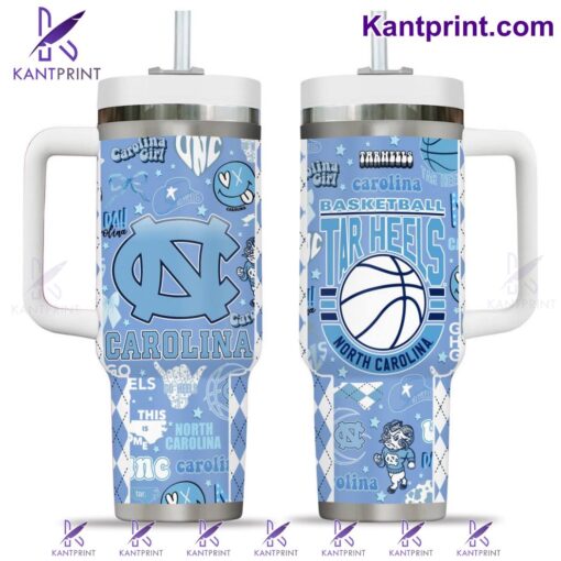 north carolina tar heels basketball ncaa custom stanley quencher 40oz stainless steel 0czj9