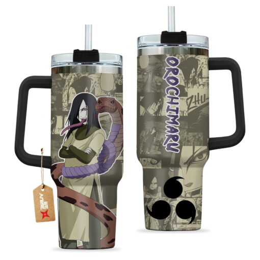 orochimaru naruto anime custom stanley quencher 40oz stainless steel tumbler with handle myyzb