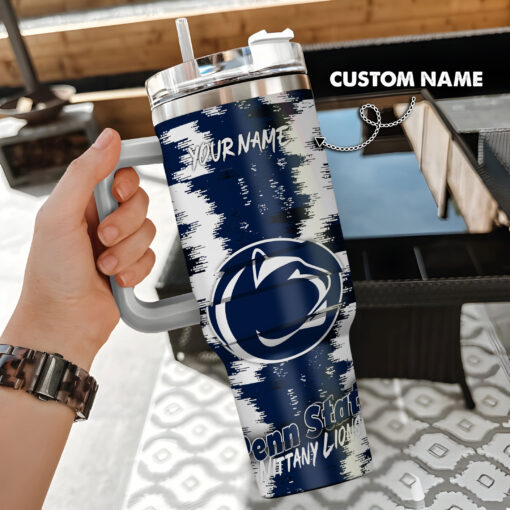 penn state nittany lions ncaa custom stanley quencher 40oz stainless steel tumbler with handle 4nb5y