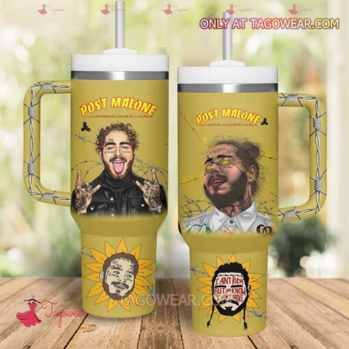 post malone music custom stanley quencher 40oz stainless steel s2srq