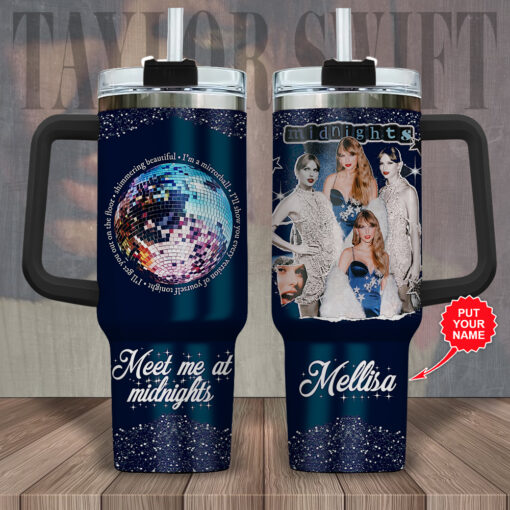 taylor swift music custom stanley quencher 40oz stainless steel tumbler with handle qzclz