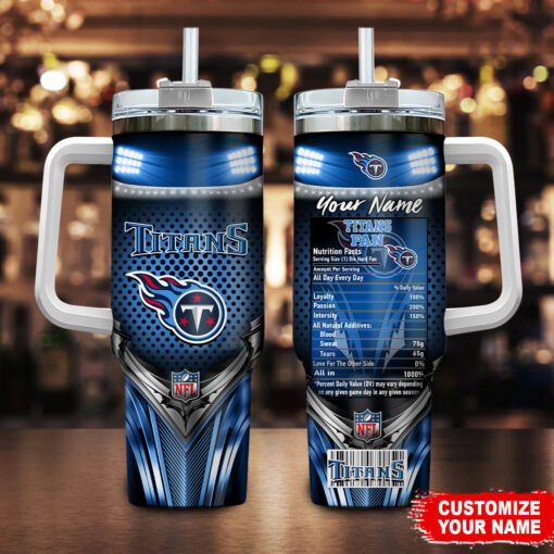 tennessee titans nfl nutrition facts custom stanley quencher 40oz stainless steel tumbler with handle ydndh