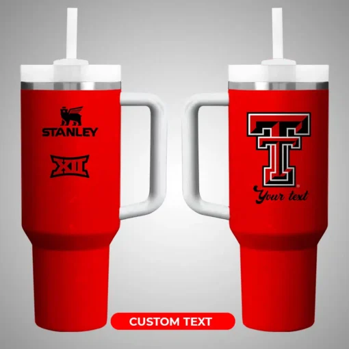 texas tech red raidersncaa custom stanley quencher 40oz stainless steel aiqw3