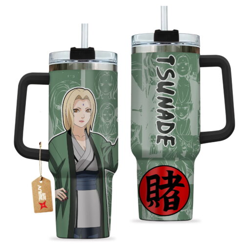 tsunade senju naruto anime custom stanley quencher 40oz stainless steel tumbler with handle gki4m