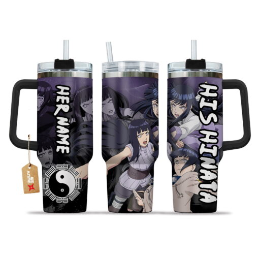 valentine his hinata hyuga naruto anime custom stanley quencher 40oz stainless steel tumbler with handle ozvys