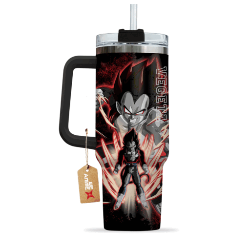 vegeta super saiyan 4 dragon ball anime custom stanley quencher 40oz stainless steel tumbler with handle smkwg