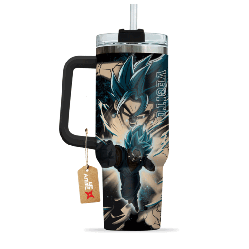 vegito dragon ball anime custom stanley quencher 40oz stainless steel tumbler with handle wmpnt