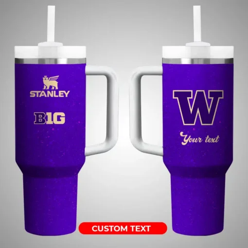 washington huskies ncaa custom stanley quencher 40oz stainless steel a4u1s