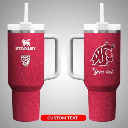 washington state cougarsncaa custom stanley quencher 40oz stainless steel ybpci