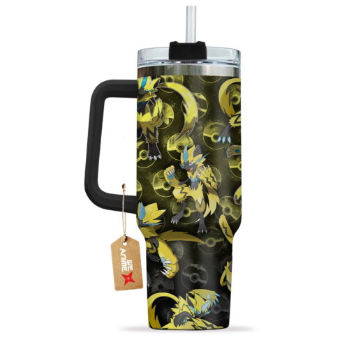 zeraora pokemon anime custom stanley quencher 40oz stainless steel tumbler with handle 1ls5u