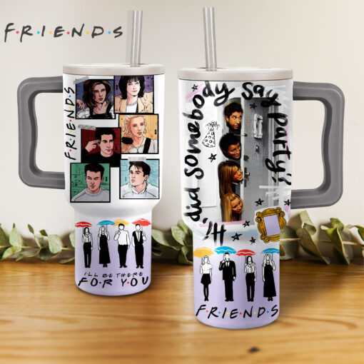 friends tv series custom stanley quencher 40oz stainless steel 6i70m