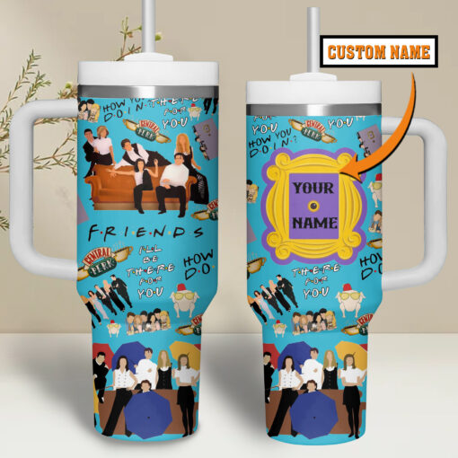 friends tv series custom stanley quencher 40oz stainless steel ojczd