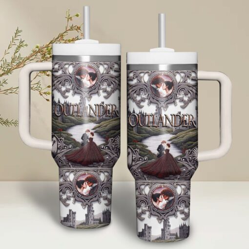 outlander tv series custom stanley quencher 40oz stainless steel uzlyk