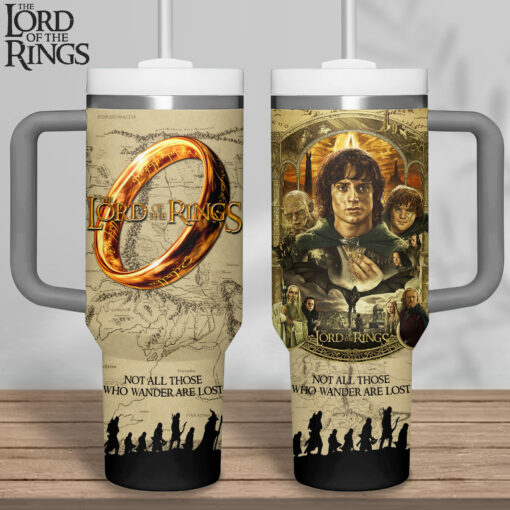 the lord of the rings tv series custom stanley quencher 40oz stainless steel qomww