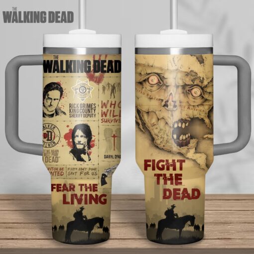 the walking dead games custom stanley quencher 40oz stainless steel