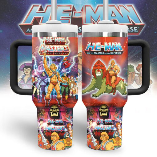 he man and the masters of the universe tv series custom stanley quencher 40oz stainless steel tumbler