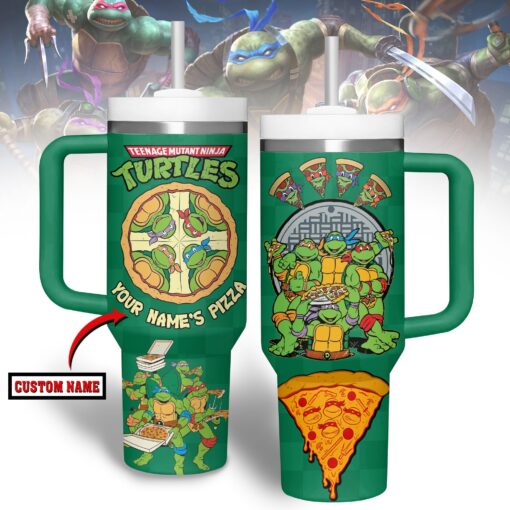 teenage mutant ninja turtles cartoon custom stanley quencher 40oz stainless steel tumbler gpkyh