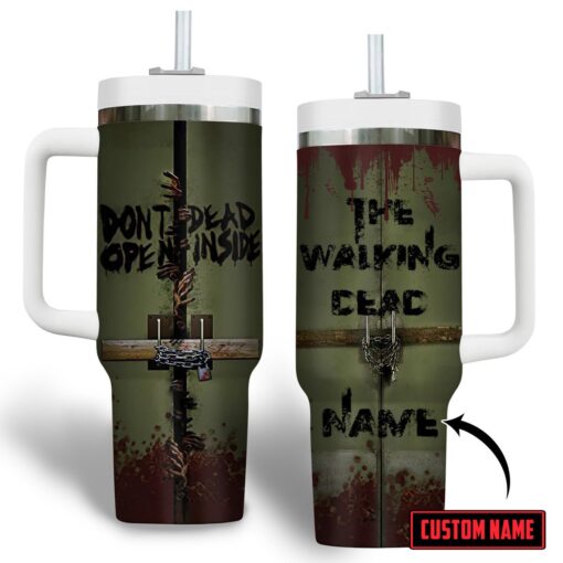 the walking dead games custom stanley quencher 40oz stainless steel tumbler